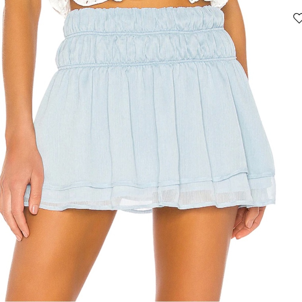 Tularosa Natalie Skirt— Baby Blue
